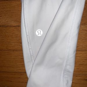 White LuluLemon Leggings